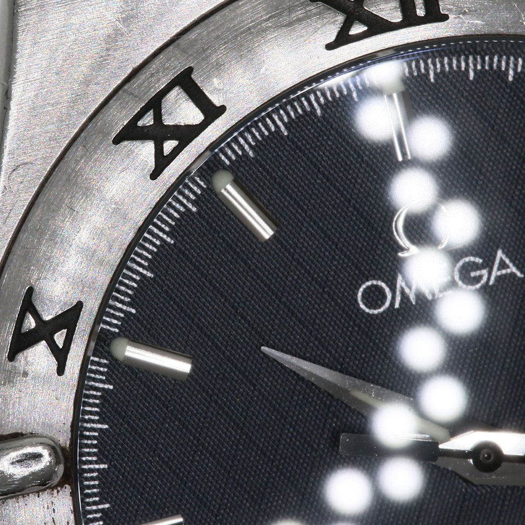 OMEGA Watches Quartz 1512.40 Stainless Steel , Stainless Steel Silver Constellation black dial mens Used Authentic