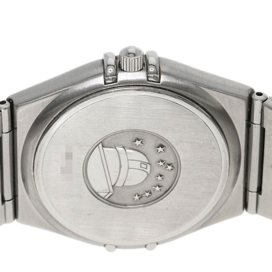 OMEGA Watches Quartz 1512.40 Stainless Steel , Stainless Steel Silver Constellation black dial mens Used Authentic