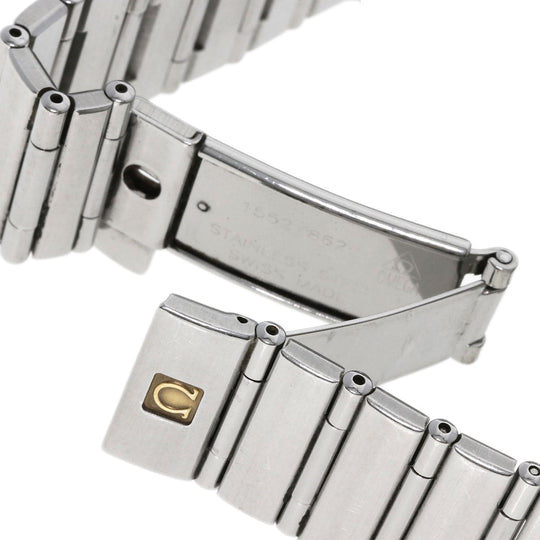 OMEGA Watches Quartz 1512.40 Stainless Steel , Stainless Steel Silver Constellation black dial mens Used Authentic