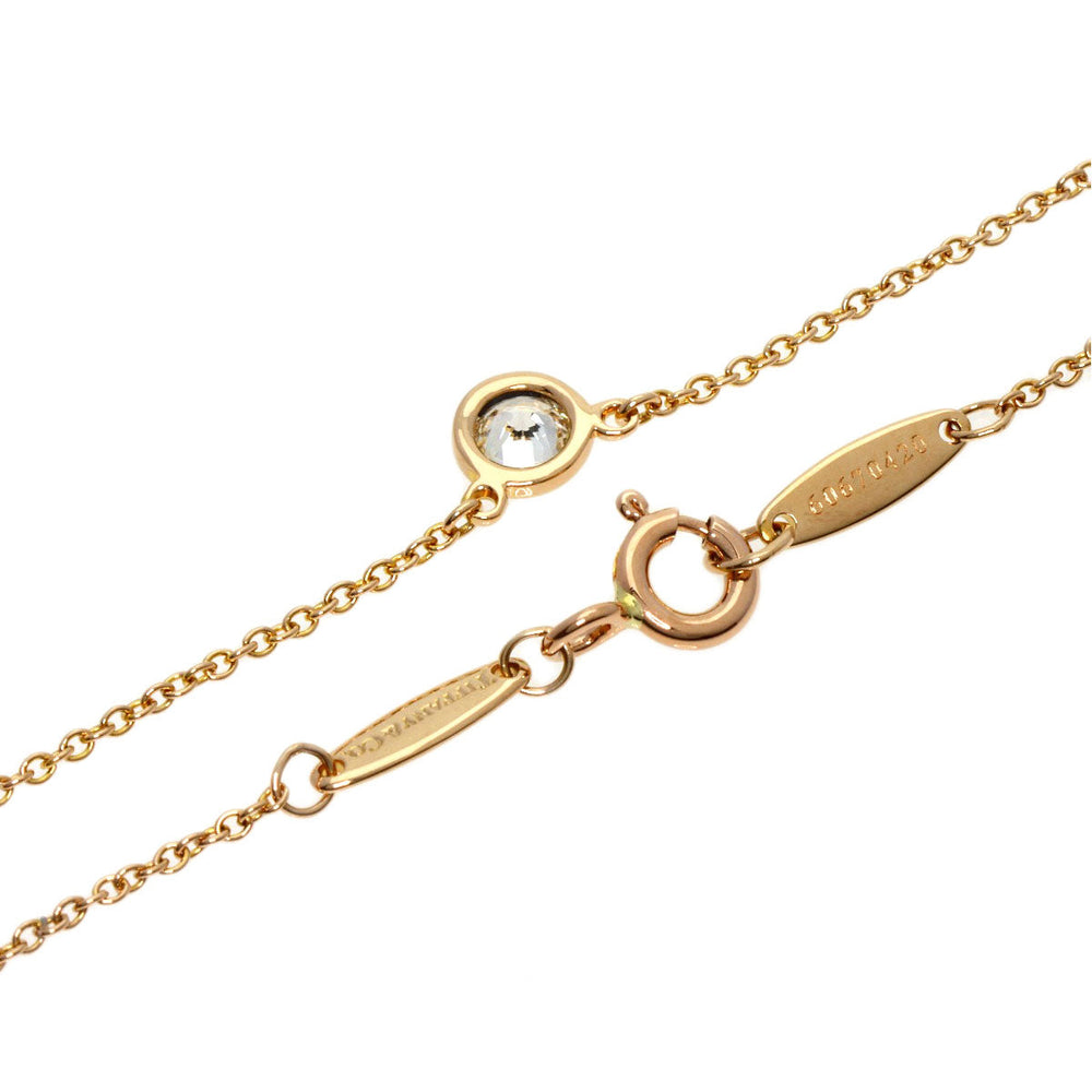 TIFFANY&Co. Necklace 18K Pink Gold gold By the yard 1P diamond Women Used Authentic
