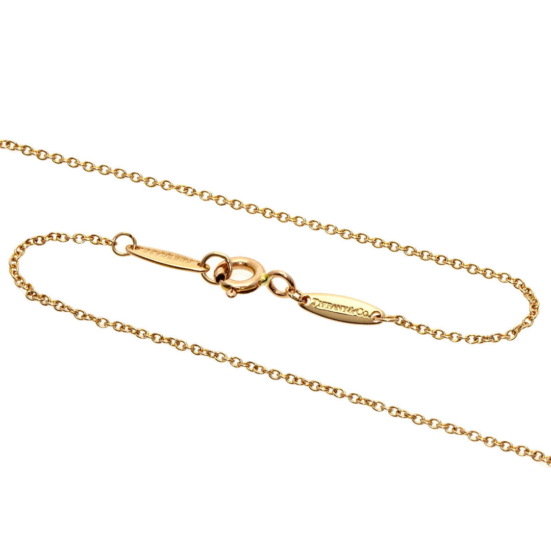 TIFFANY&Co. Necklace 18K Pink Gold gold By the yard 1P diamond Women Used Authentic