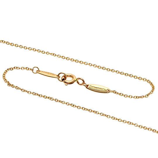 TIFFANY&Co. Necklace 18K Pink Gold gold By the yard 1P diamond Women Used Authentic