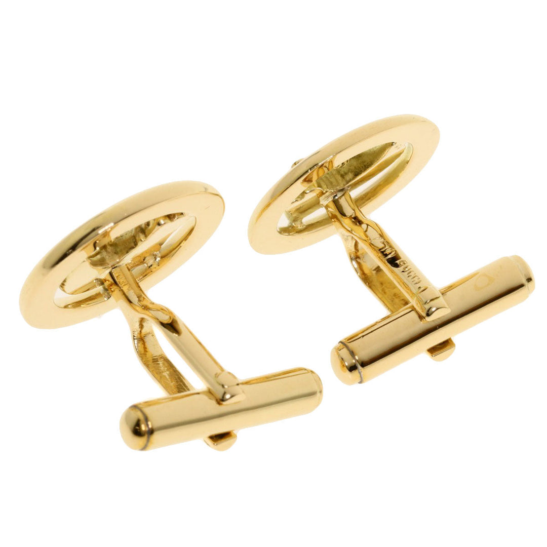 GUCCI cuffs 18K Yellow Gold gold Hose motif mens Used Authentic