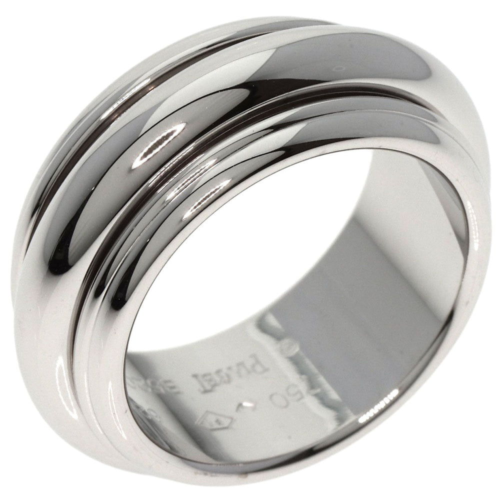 PIAGET Ring K18WG Silver Possession ring #62 Women Used Authentic