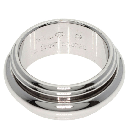 PIAGET Ring K18WG Silver Possession ring #62 Women Used Authentic