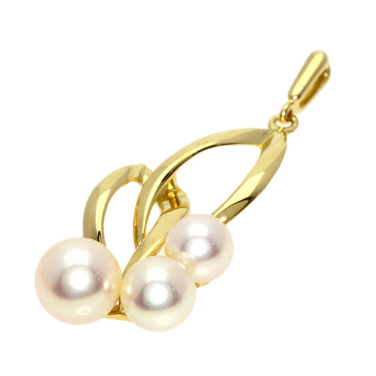 MIKIMOTO Pendant top 18K Yellow Gold gold Pearl Women Used Authentic