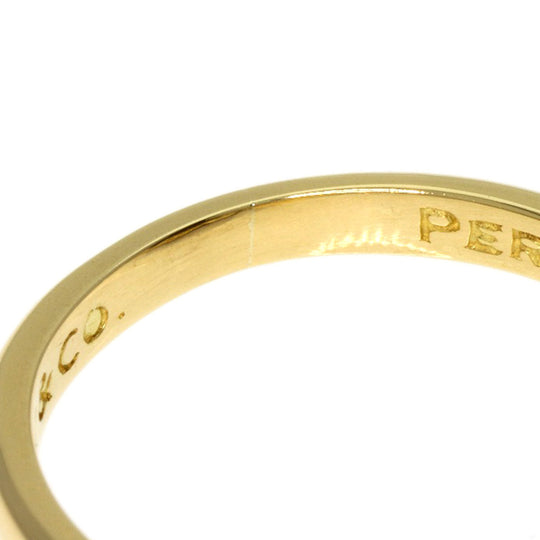 TIFFANY&Co. Ring 18K Yellow Gold gold Full Heart 2P Diamond Women Used Authentic