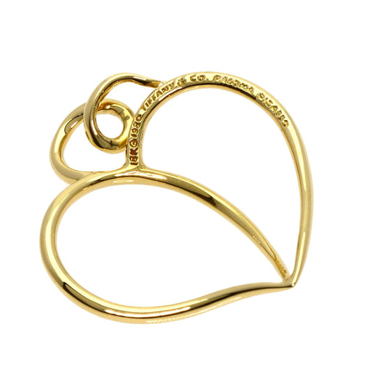 TIFFANY&Co. Pendant top 18K Yellow Gold gold apple heart leaf Women Used Authentic