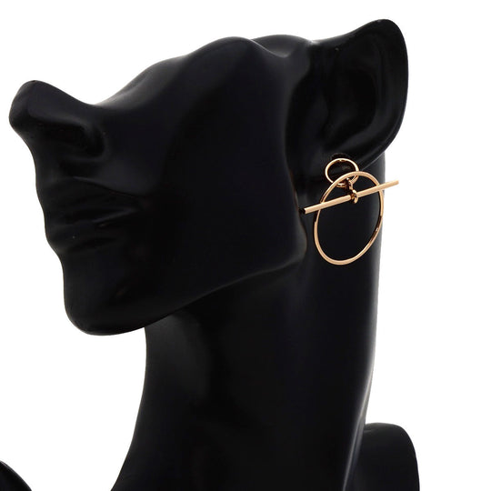 HERMES Pierce 18K Pink Gold gold Loop PM