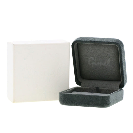 Gimel Brooch PT950 Silver Initial T Diamond