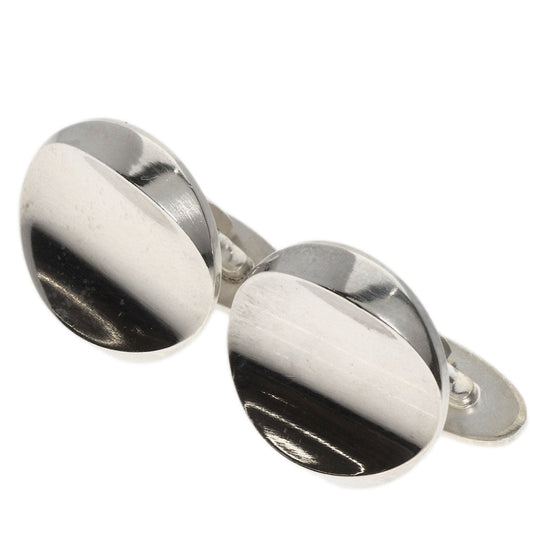 Georg Jensen cuffs SV Silver Round motif mens Used Authentic