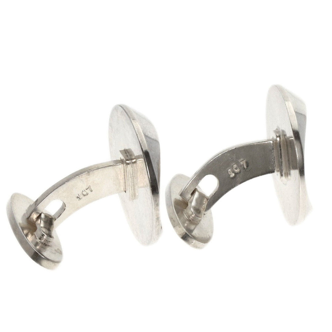 Georg Jensen cuffs SV Silver Round motif mens Used Authentic