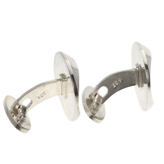 Georg Jensen cuffs SV Silver Round motif mens Used Authentic