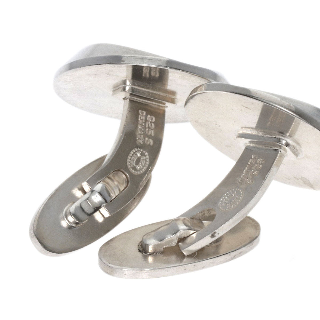 Georg Jensen cuffs SV Silver Round motif mens Used Authentic