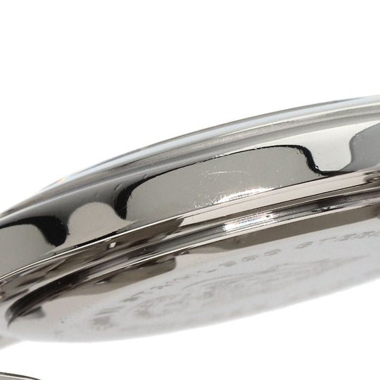 GUCCI Watches Quartz 5500M Stainless Steel , Stainless Steel Silver Round face gray dial mens Used Authentic