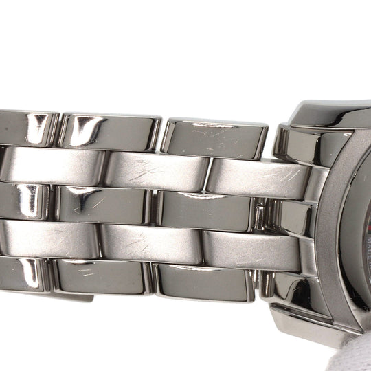 GUCCI Watches Quartz 5500M Stainless Steel , Stainless Steel Silver Round face gray dial mens Used Authentic