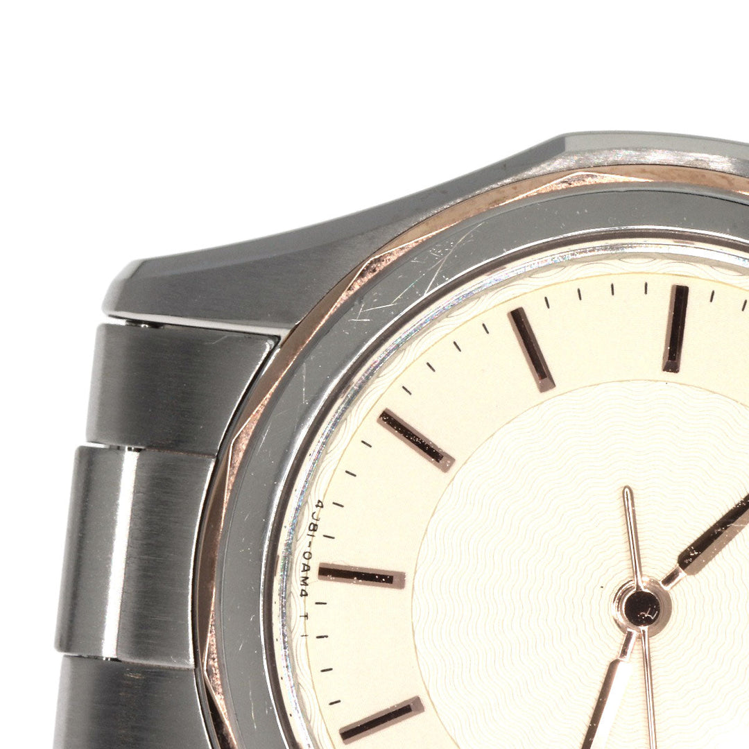 SEIKO Watches Quartz 4J81-0AF0 Stainless Steel Silver CREDOR SIGNO Ivory dial