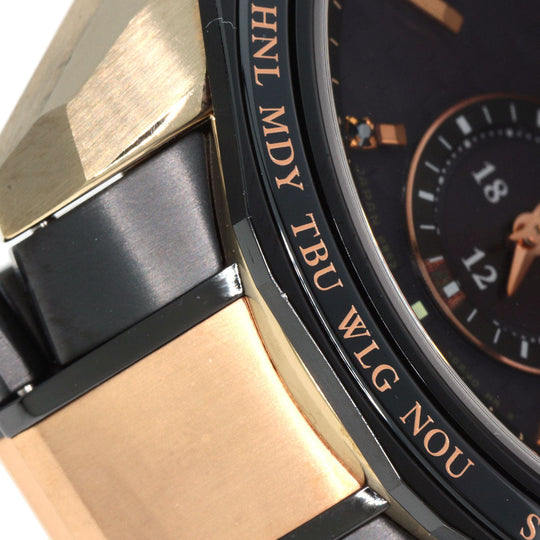 SEIKO Watches Solar Powered Radio Watch SAGA254 8B63-0AR0 Titanium Ceramic , Titanium Ceramic gold Brights Flight Expert Limited to 800 pieces black dial mens Used Authentic