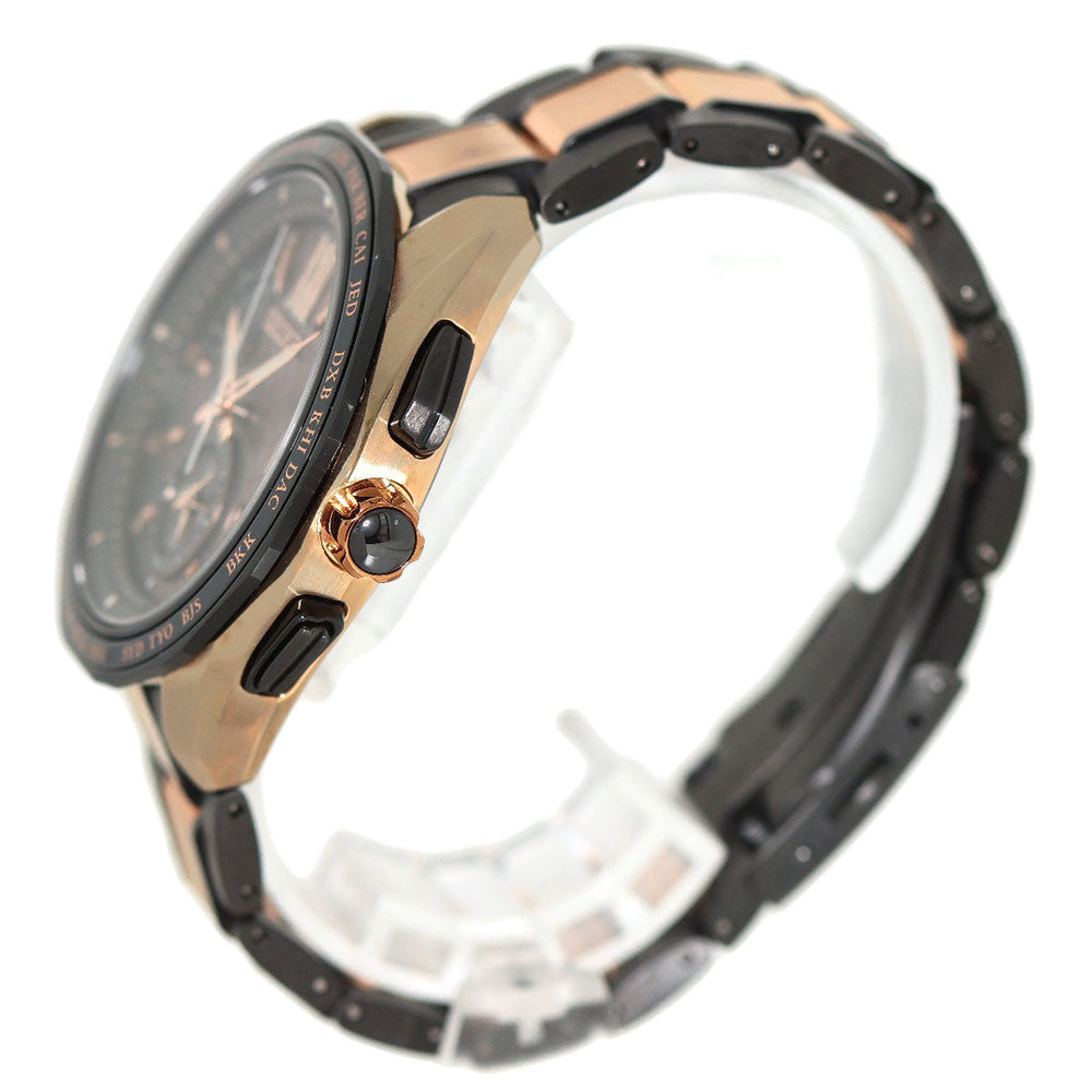 SEIKO Watches Solar Powered Radio Watch SAGA254 8B63-0AR0 Titanium Ceramic , Titanium Ceramic gold Brights Flight Expert Limited to 800 pieces black dial mens Used Authentic