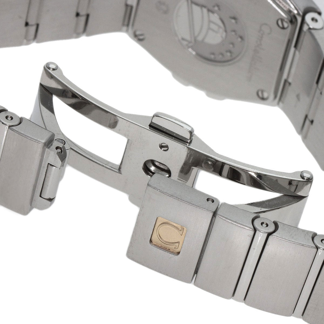 OMEGA Watches Quartz 123.10.24.60.55.001 Stainless Steel , Stainless Steel Silver Constellation Brush 12P Diamond White shell dial Women Used Authentic