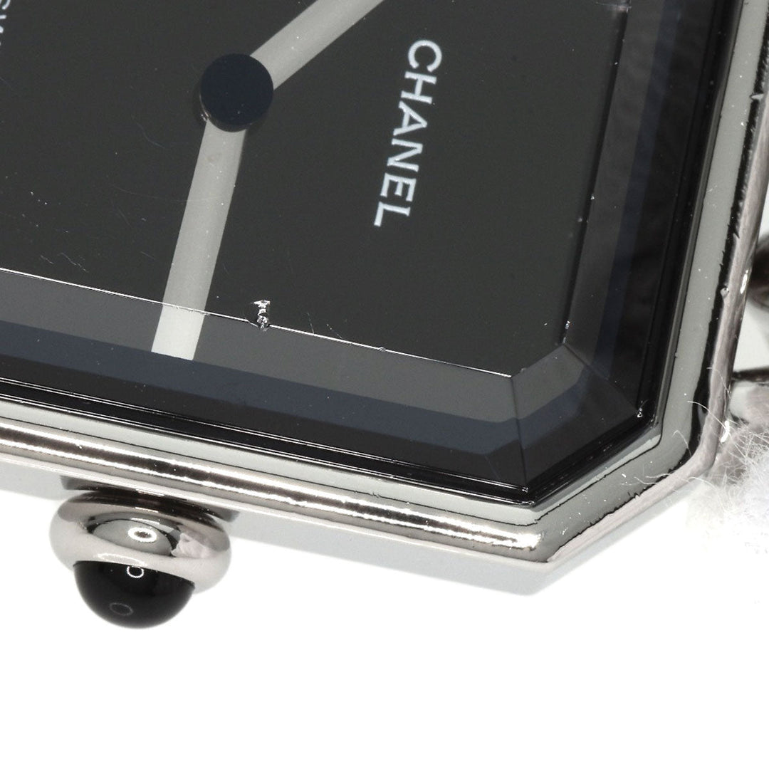 CHANEL Watches Quartz H3248 Stainless Steel , Stainless Steel Silver Premiere L black dial Women Used Authentic
