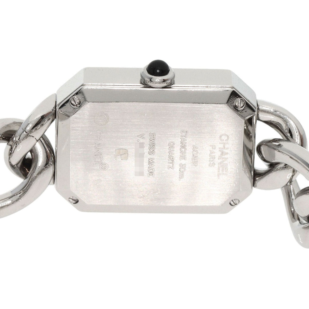 CHANEL Watches Quartz H3248 Stainless Steel , Stainless Steel Silver Premiere L black dial Women Used Authentic