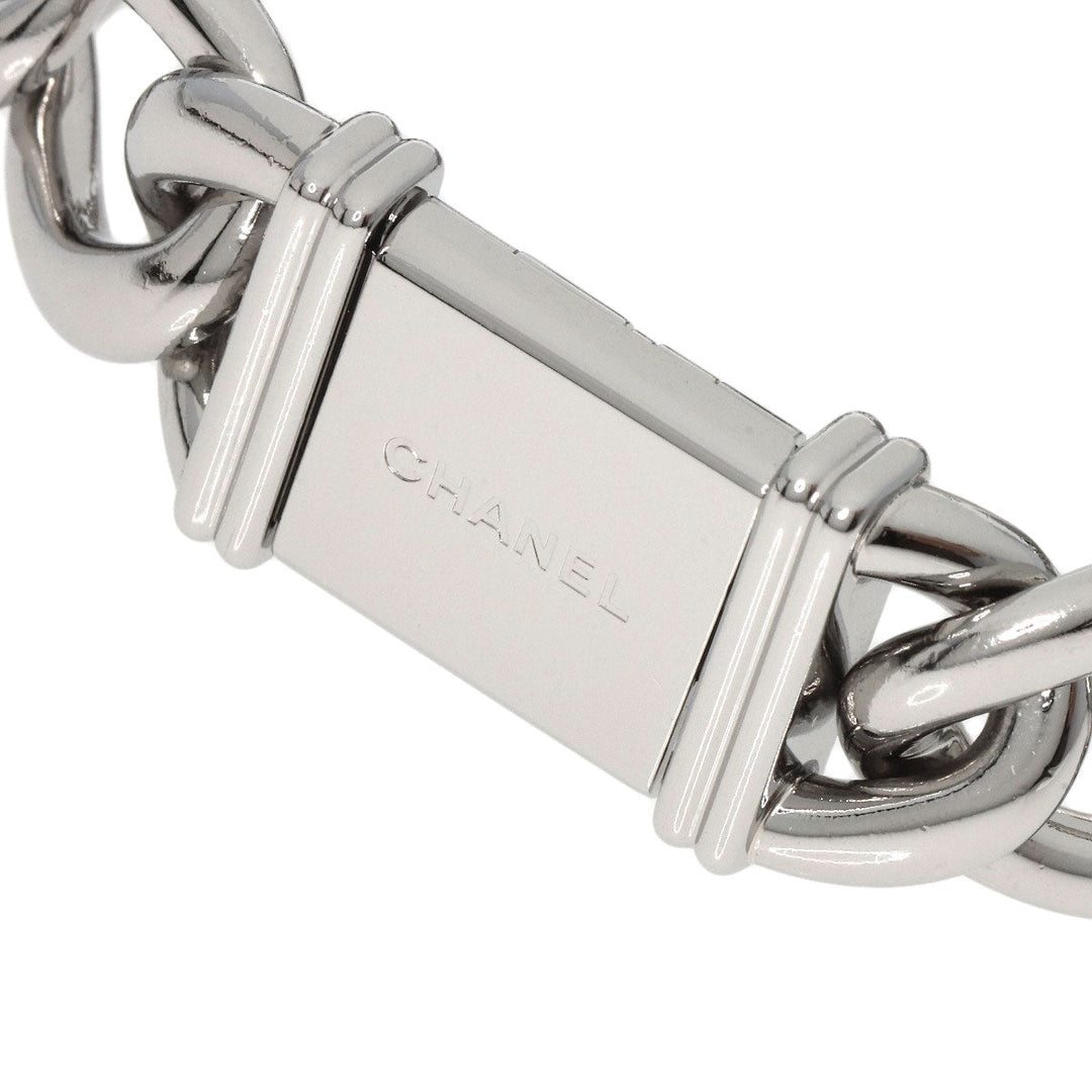 CHANEL Watches Quartz H3248 Stainless Steel , Stainless Steel Silver Premiere L black dial Women Used Authentic