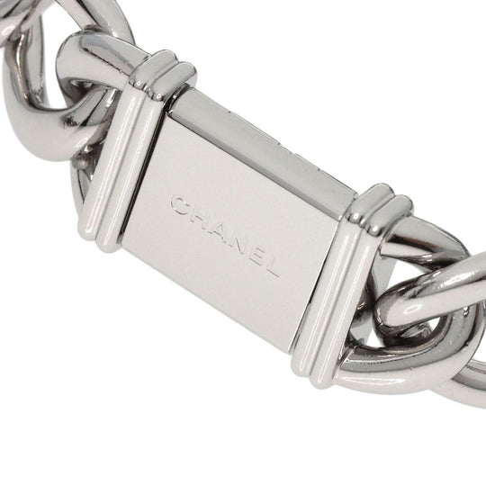 CHANEL Watches Quartz H3248 Stainless Steel , Stainless Steel Silver Premiere L black dial Women Used Authentic