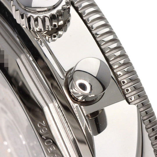 BREITLING Watches Mechanical Automatic AB0162 Stainless Steel, Rubber Silver Superocean Heritage B01 Chronograph 44 black dial mens Used Authentic