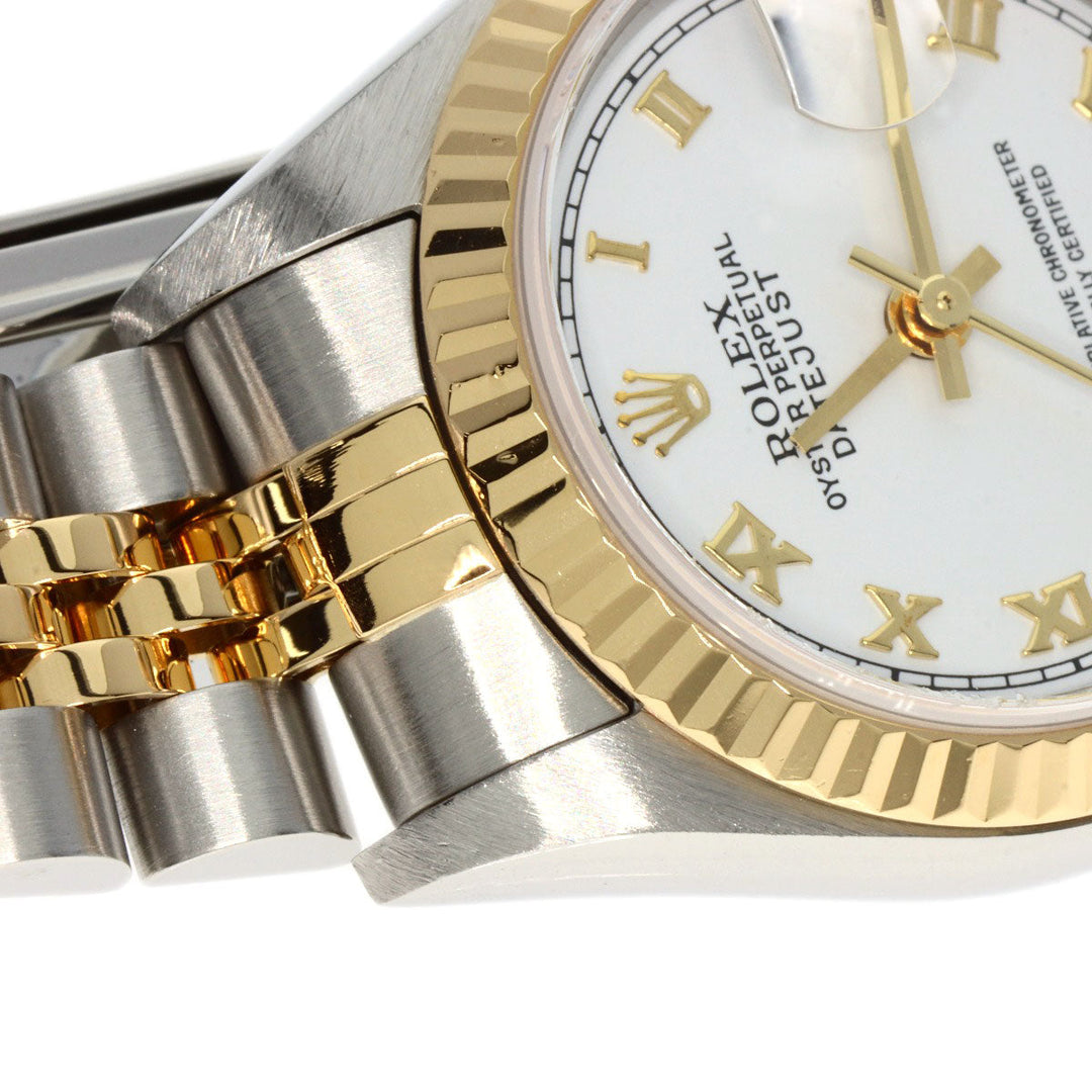 ROLEX Watches Mechanical Automatic 79173 Stainless Steel , SSxK18YG , K18YG gold Datejust white dial Women Used Authentic