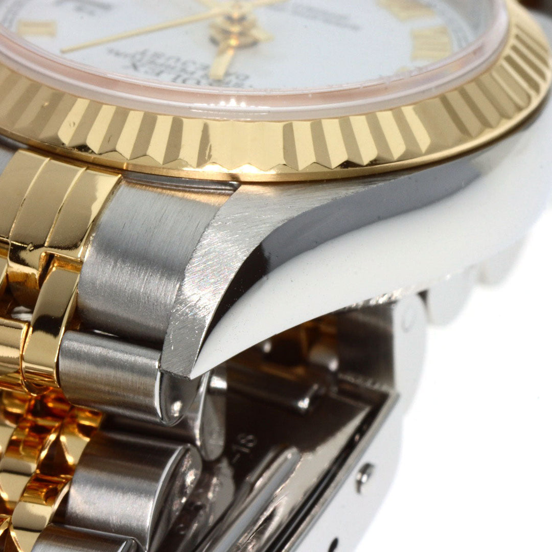 ROLEX Watches Mechanical Automatic 79173 Stainless Steel , SSxK18YG , K18YG gold Datejust white dial Women Used Authentic