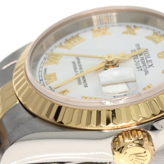 ROLEX Watches Mechanical Automatic 79173 Stainless Steel , SSxK18YG , K18YG gold Datejust white dial Women Used Authentic