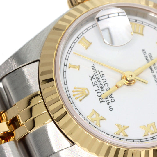 ROLEX Watches Mechanical Automatic 79173 Stainless Steel , SSxK18YG , K18YG gold Datejust white dial Women Used Authentic