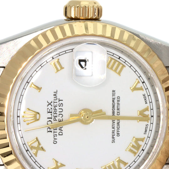 ROLEX Watches Mechanical Automatic 79173 Stainless Steel , SSxK18YG , K18YG gold Datejust white dial Women Used Authentic