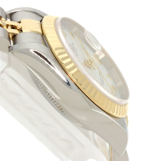 ROLEX Watches Mechanical Automatic 79173 Stainless Steel , SSxK18YG , K18YG gold Datejust white dial Women Used Authentic