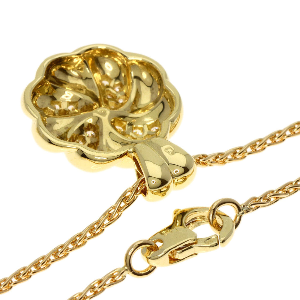 Dior Necklace 18K Yellow Gold gold diamond Women Used Authentic