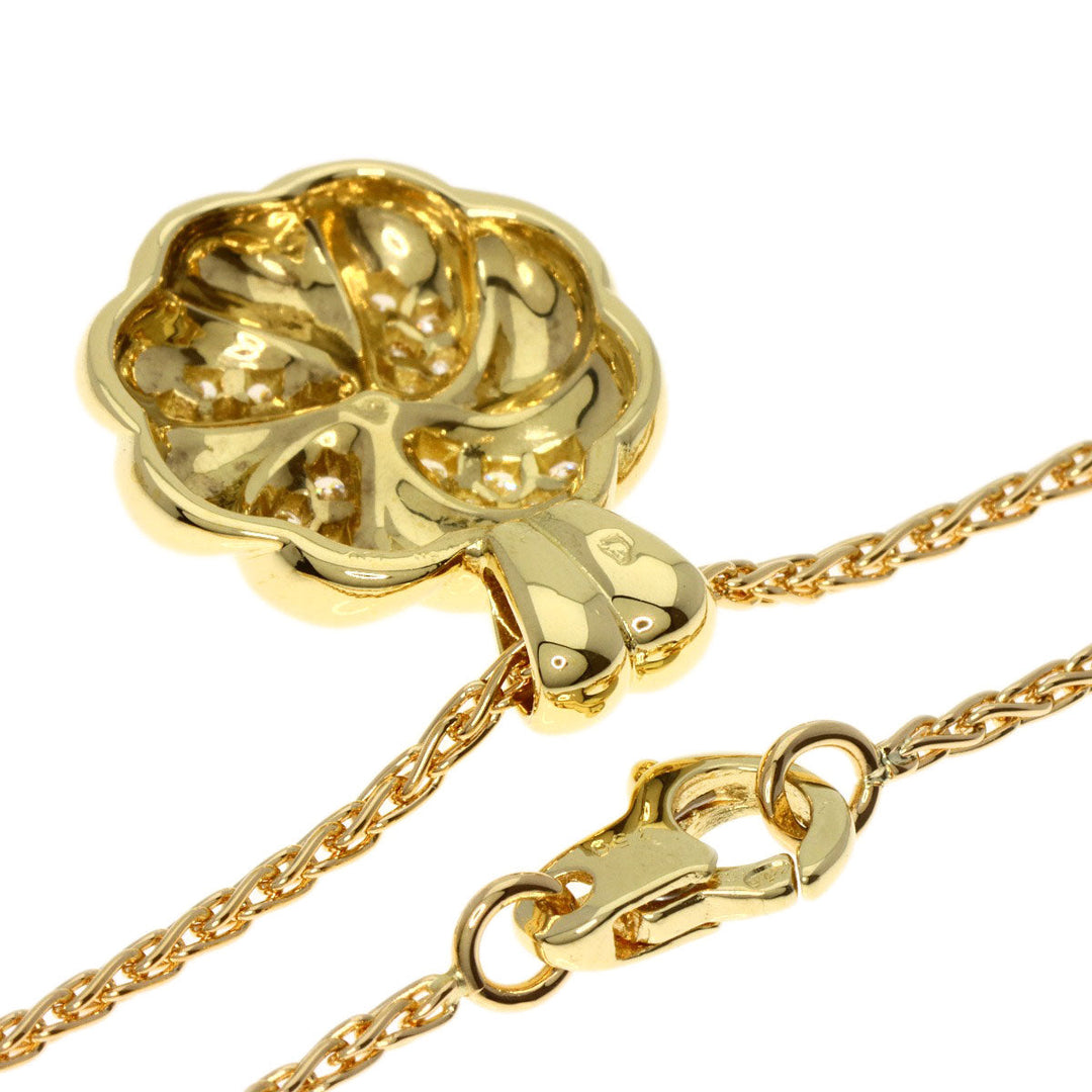 Dior Necklace 18K Yellow Gold gold diamond Women Used Authentic
