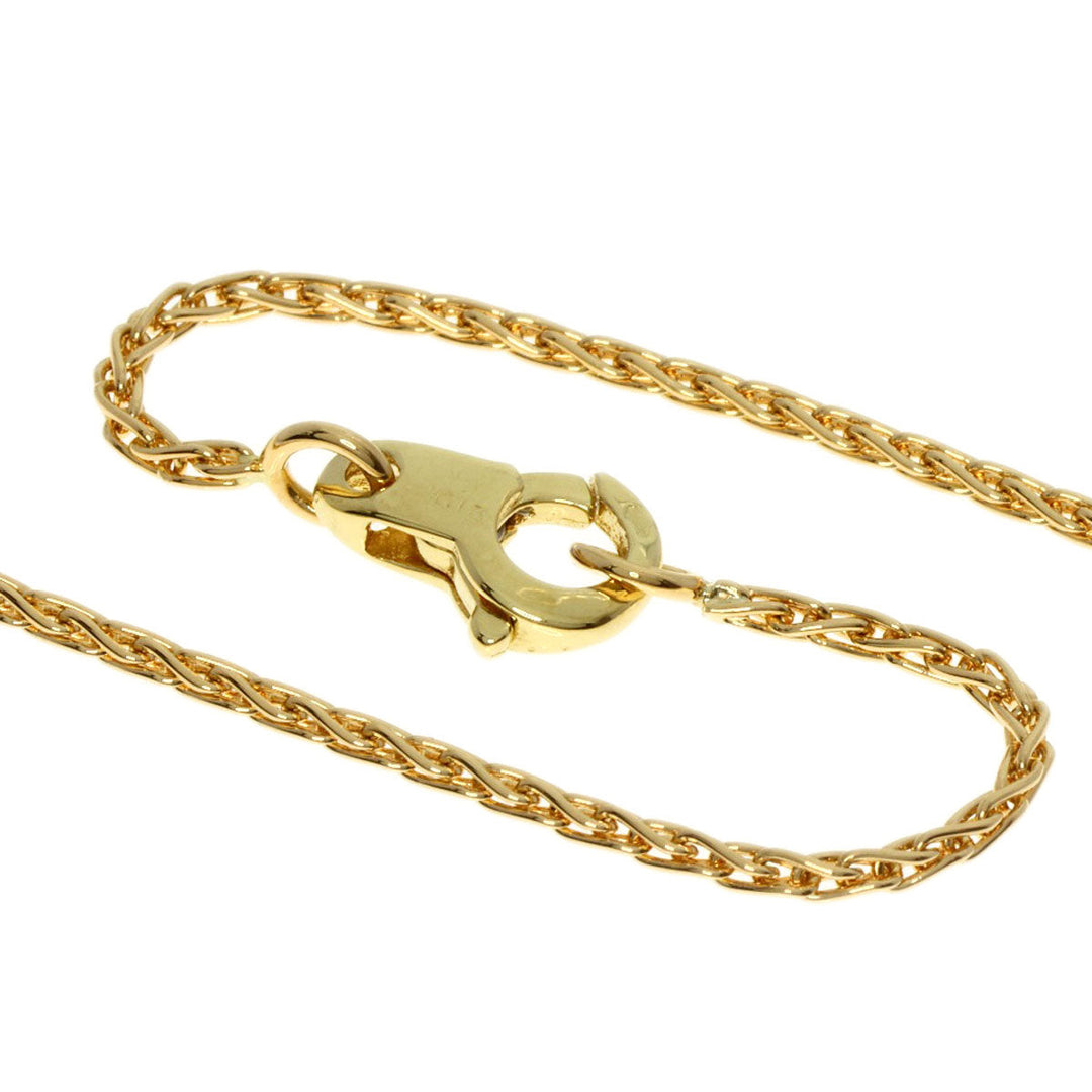 Dior Necklace 18K Yellow Gold gold diamond Women Used Authentic