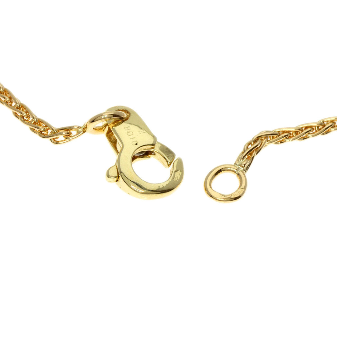 Dior Necklace 18K Yellow Gold gold diamond Women Used Authentic