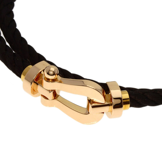 FRED bracelet 18K Pink Gold gold Force 10 LM #17 Double Breath Women Used Authentic