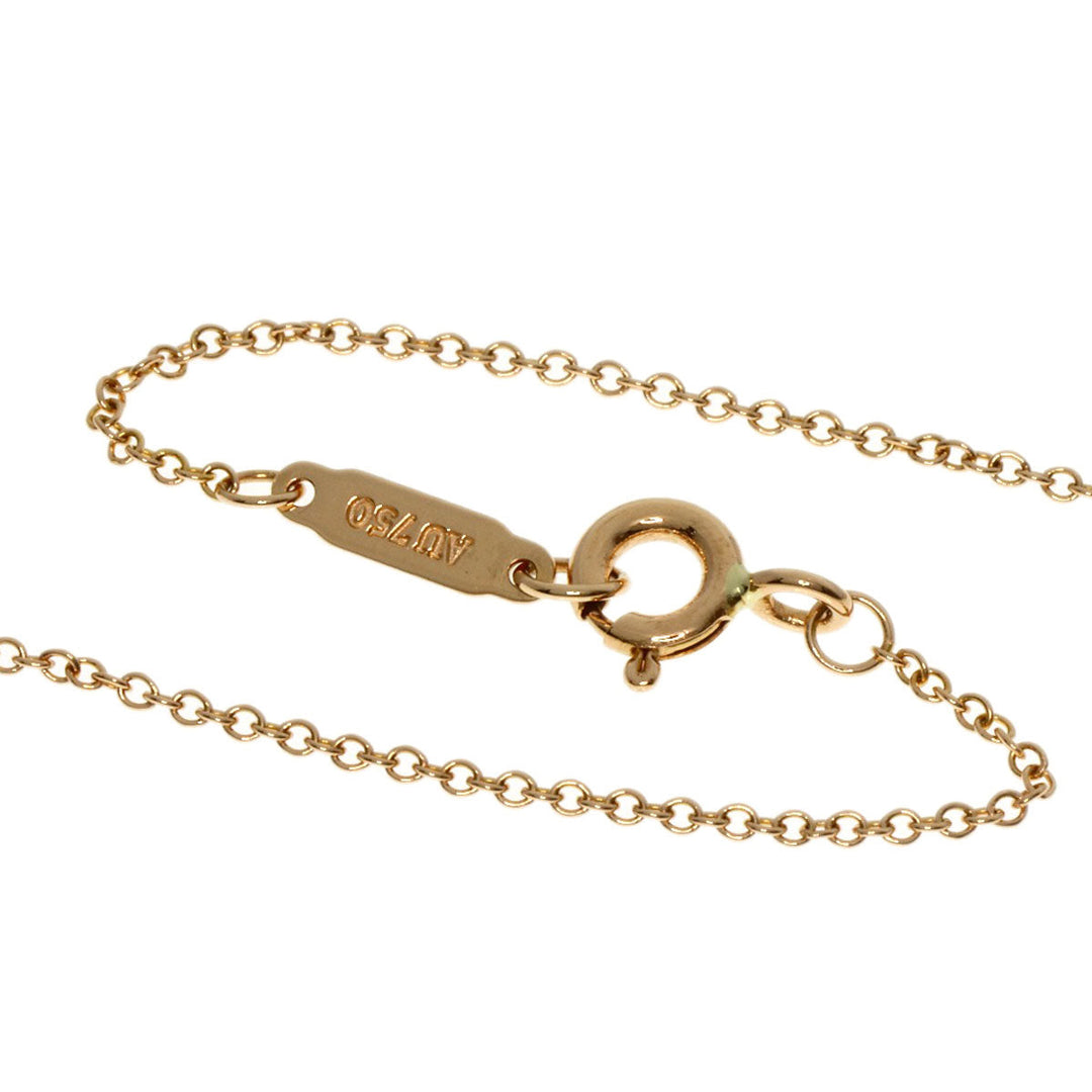 TIFFANY&Co. Necklace 18K Pink Gold gold Atlas Key 4P Diamond Women Used Authentic