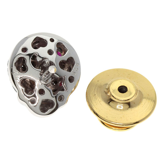 PASQUALE BRUNI Brooch K18WG Silver Ladybug Ruby Black Diamond Pin Brooch