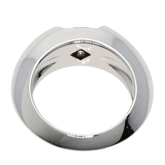 PIAGET Ring K18WG Silver Aura Garnet Diamond #46