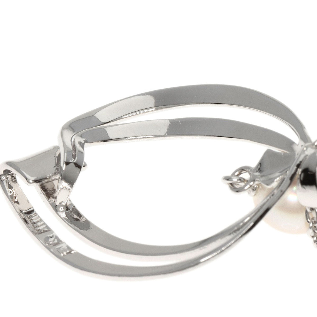 MIKIMOTO Necklace SV Silver Pearl Women Used Authentic