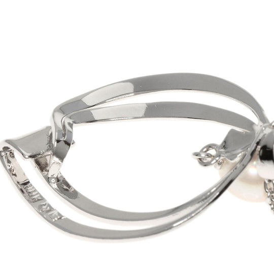 MIKIMOTO Necklace SV Silver Pearl Women Used Authentic