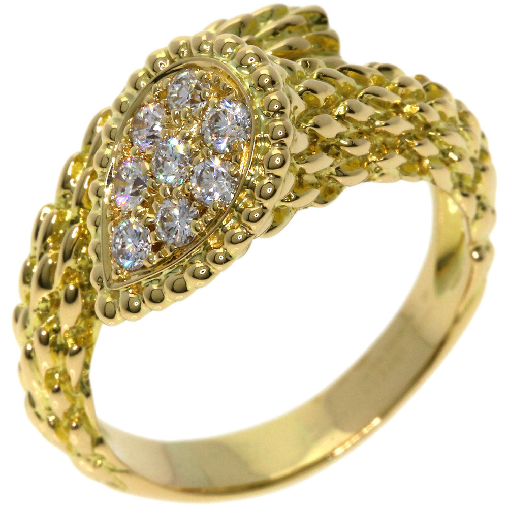 Boucheron Ring 18K Yellow Gold gold Serpent Boheme Diamond