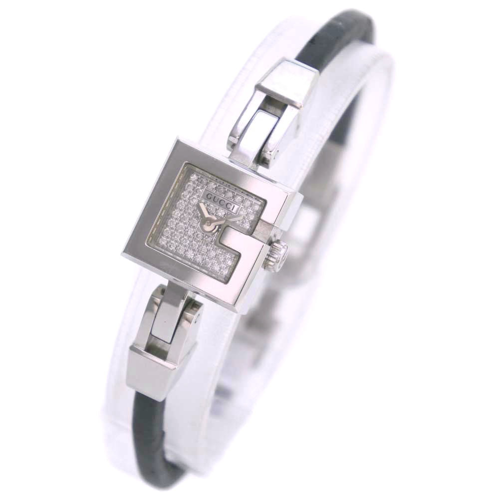 GUCCI Watches Quartz 102 Stainless Steel , Satin Silver Silver dial Women Used Authentic