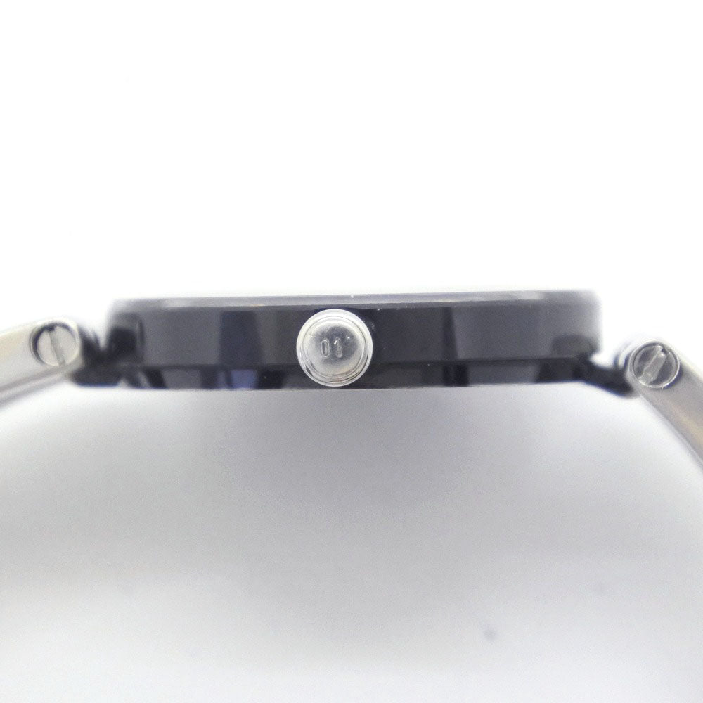 CENTURY Watches Quartz Stainless Steel Silver 1P diamond Time gem White dial Women Used Authentic