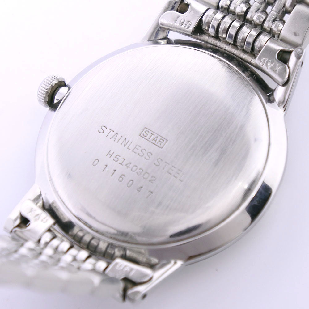CITIZEN Watches Hand Winding H5140302 Stainless Steel white 17J antique Homer Silver dial mens Used Authentic