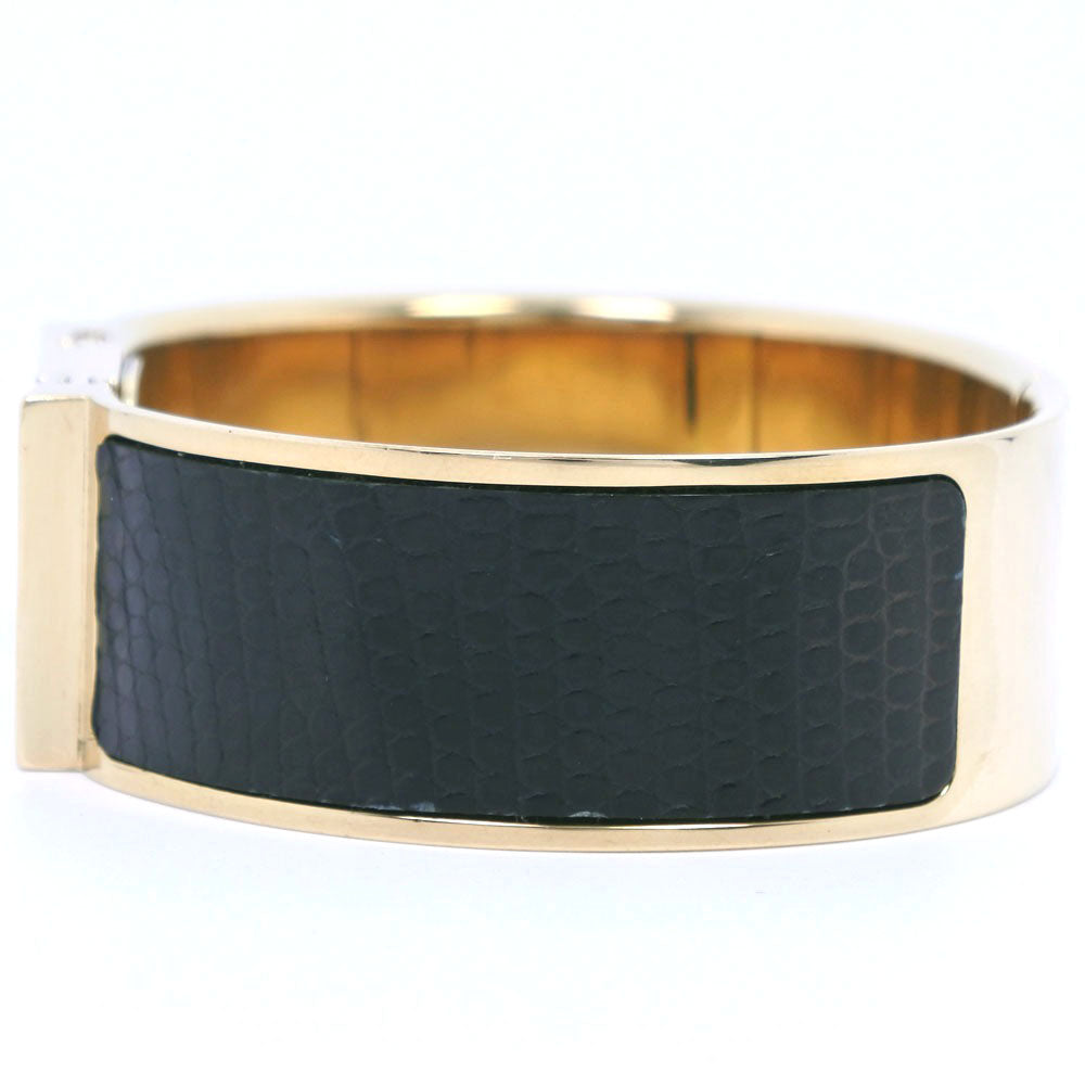 HERMES Watches Quartz L01.201 Plated Gold , Leather gold Location gold dial Women Used Authentic